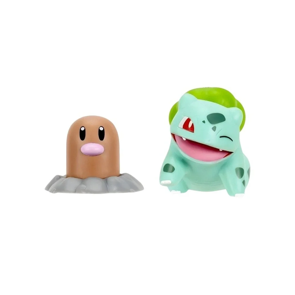 Jazwares Pokemon Battle Figure‎ Pack Bulbasaur Diglett 2